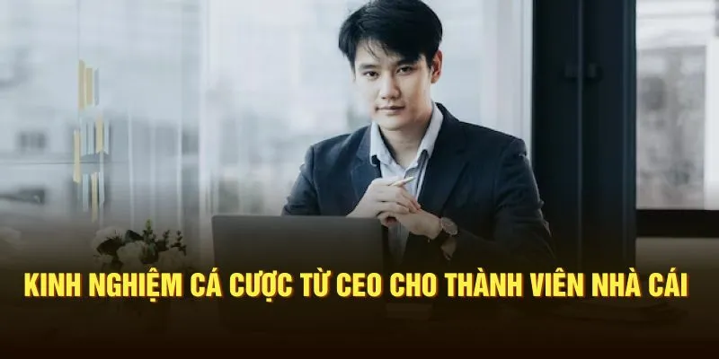 Kinh nghiệm cá cược từ CEO cho thành viên nhà cái